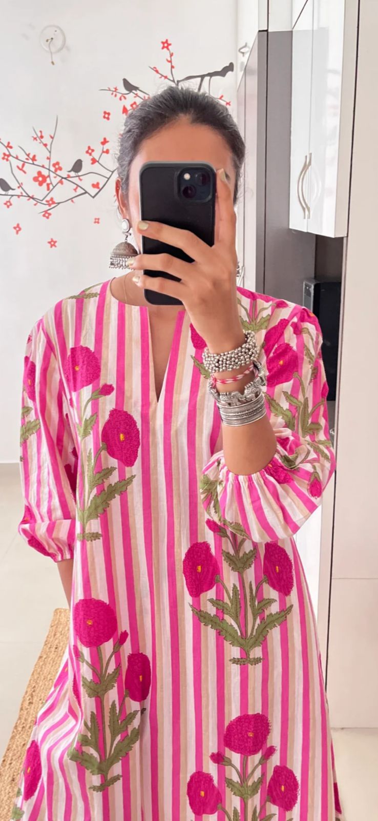 (aniti PINK) MUGAL SET