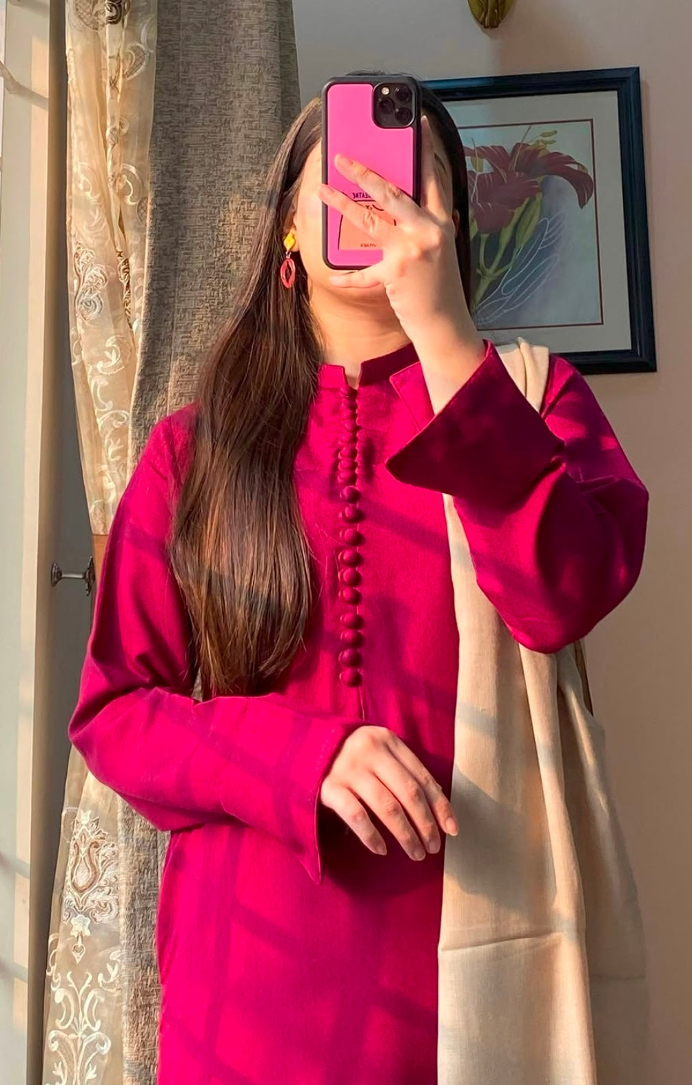 NAUSHEEN pink SET 3pcs set