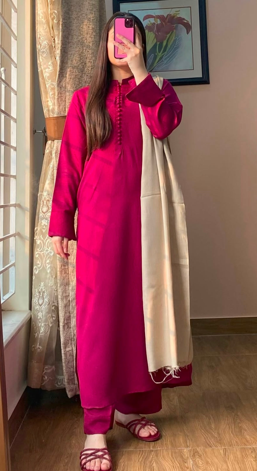NAUSHEEN pink SET 3pcs set