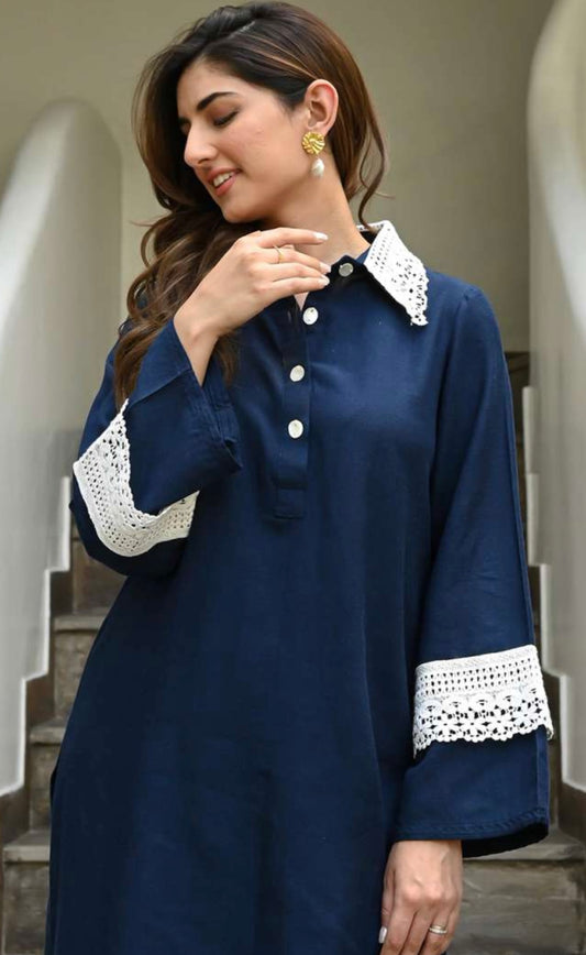 (beena2) colar blue bird