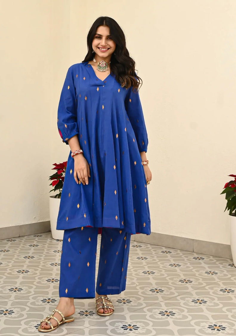 (GEET) COTTON SET BLUE gigi