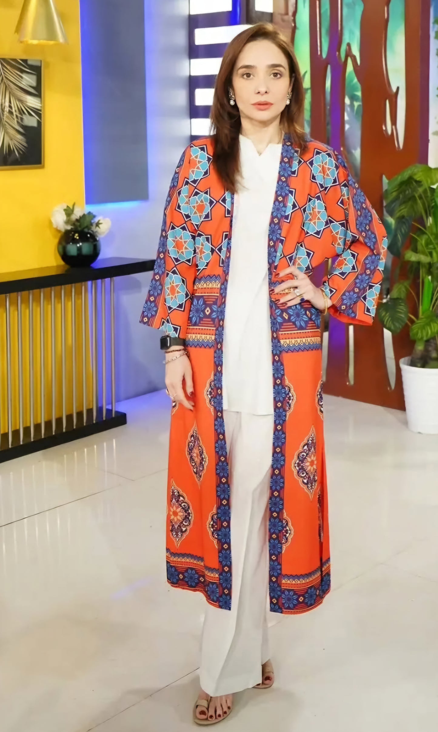 (GIYA) orange JACKET SET