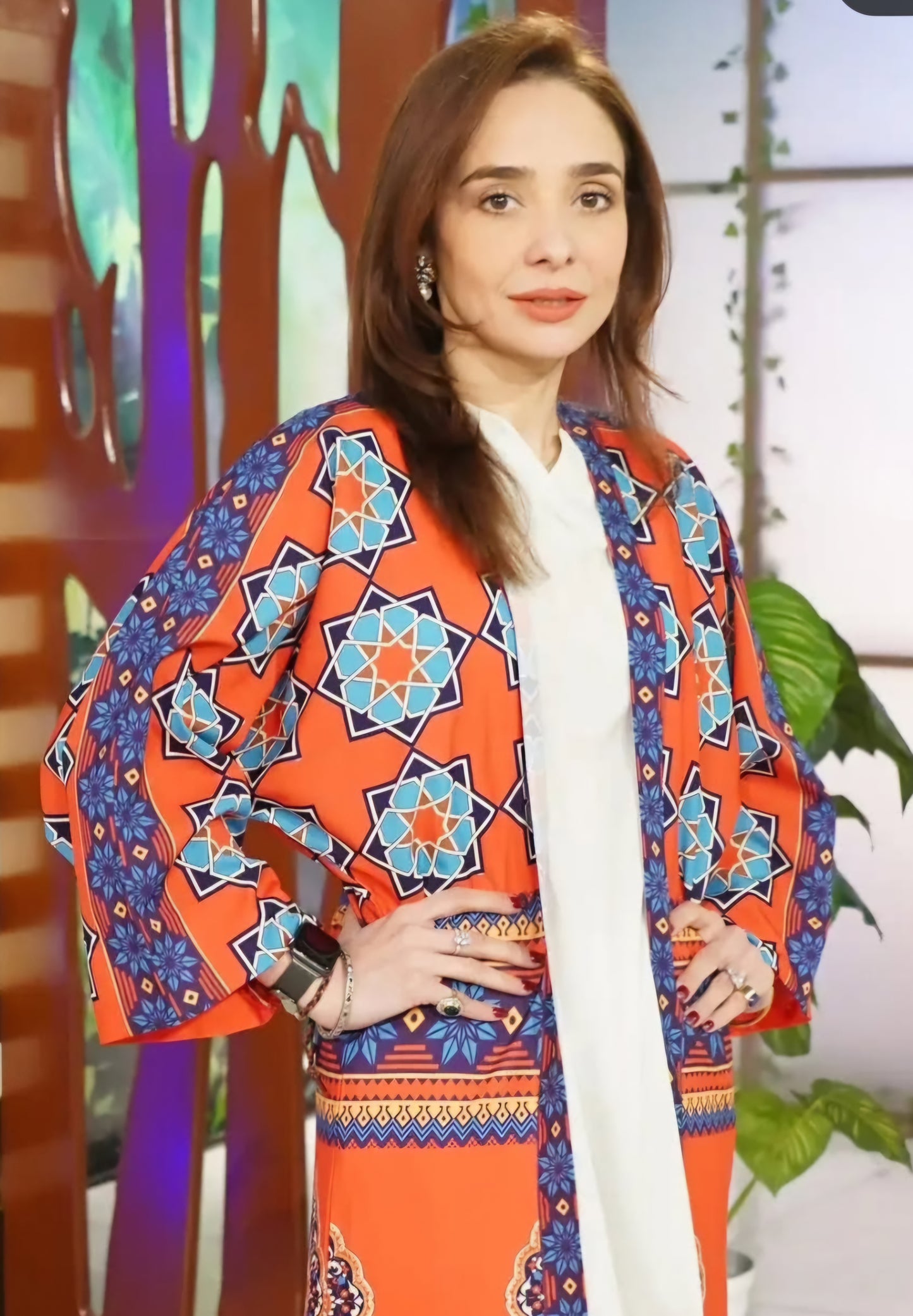 (GIYA) orange JACKET SET