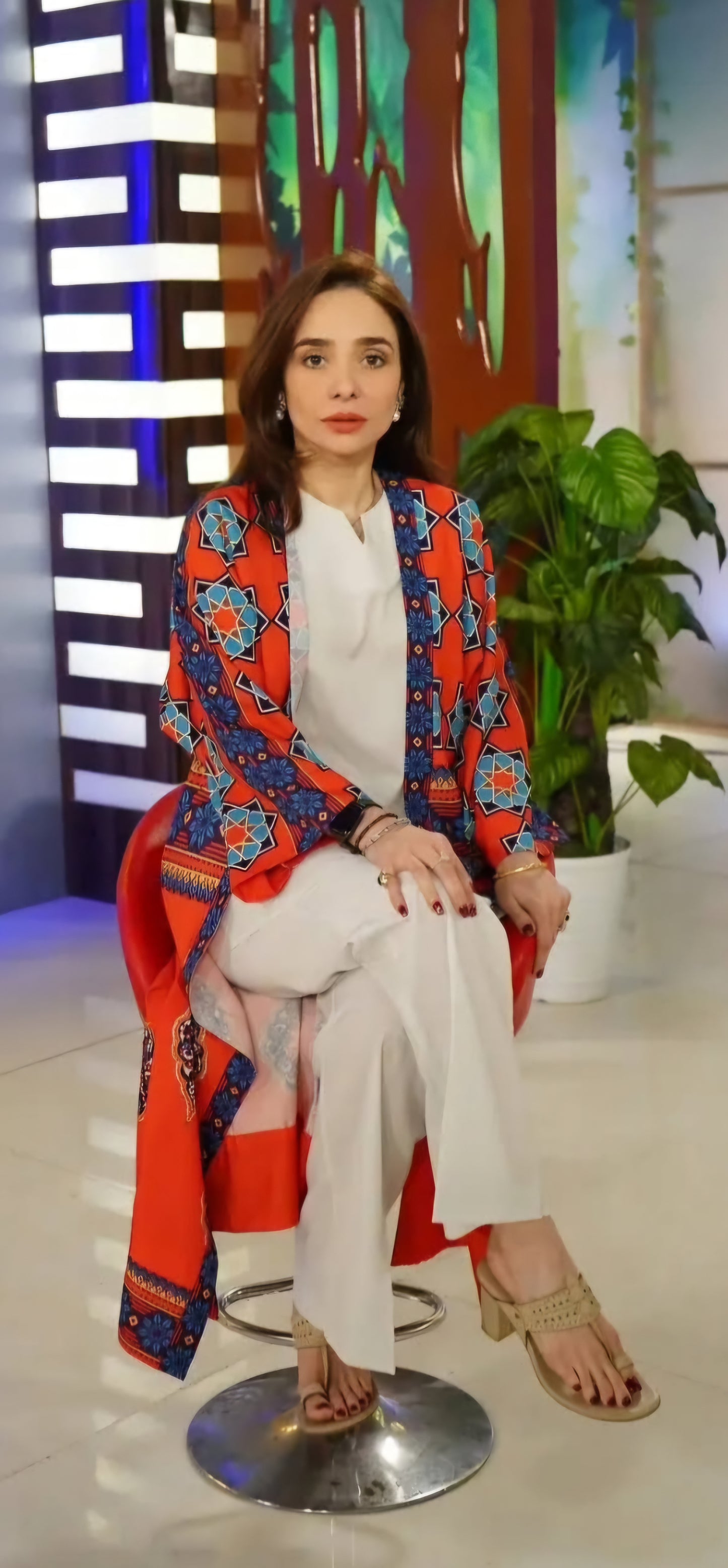 (GIYA) orange JACKET SET