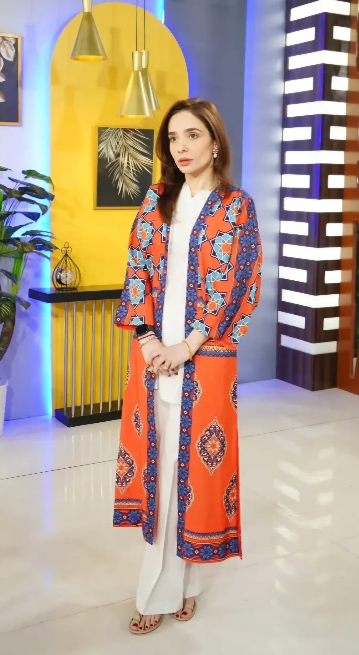 (GIYA) orange JACKET SET