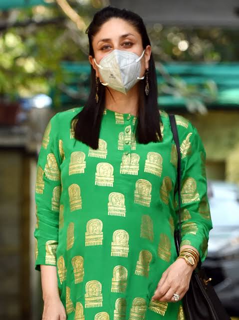 gold kareena top n bottom set anr