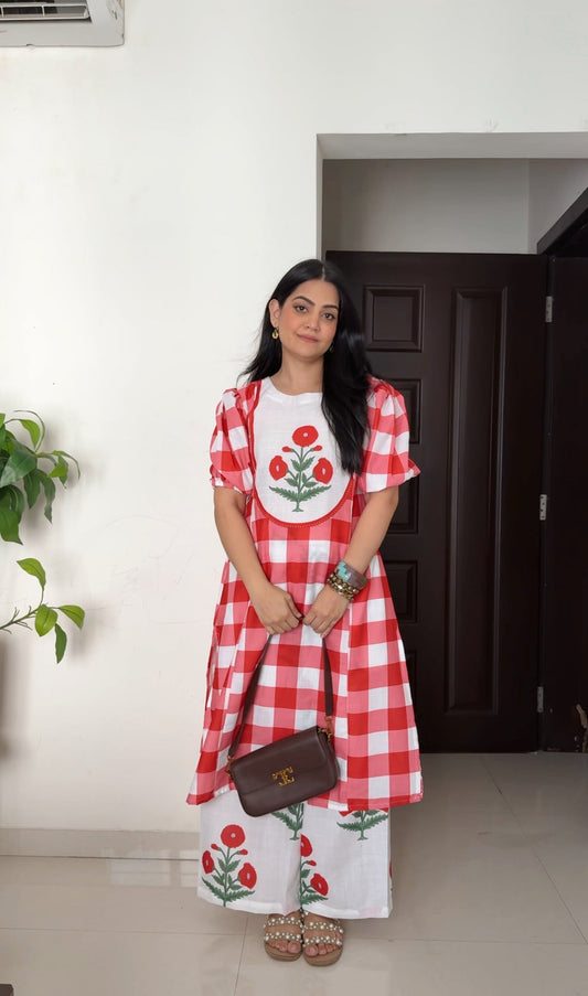 Kiki cotton top n bottom set