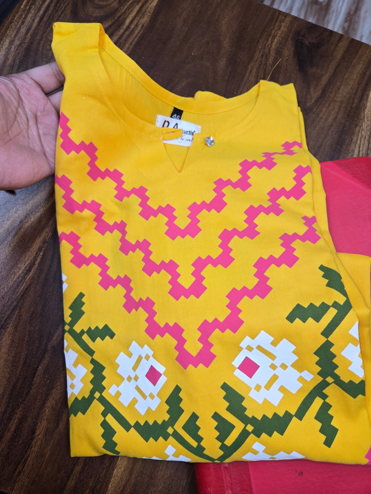 (B2 pure) yellow cotton 3pcs set