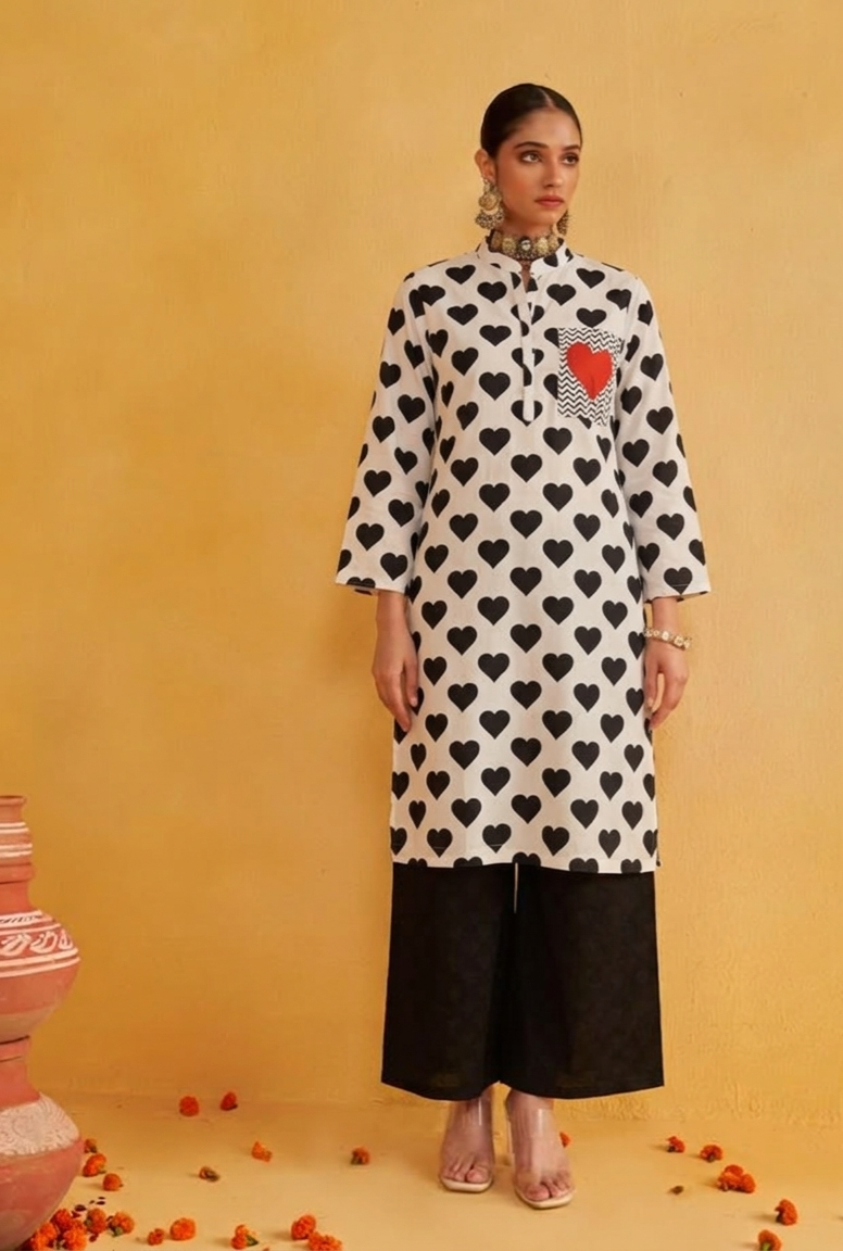 Kisika2 heart top n bottom set