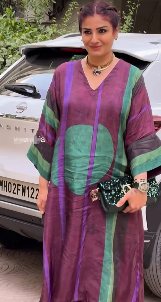 (1k) raveena top and plazo set