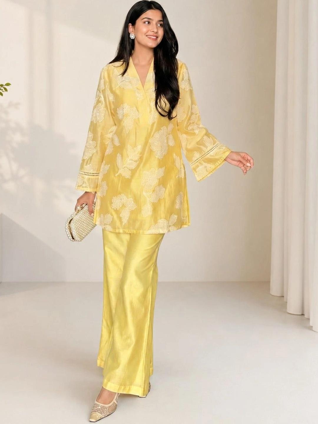 Mac n cheese top n bell bottom co-ord set