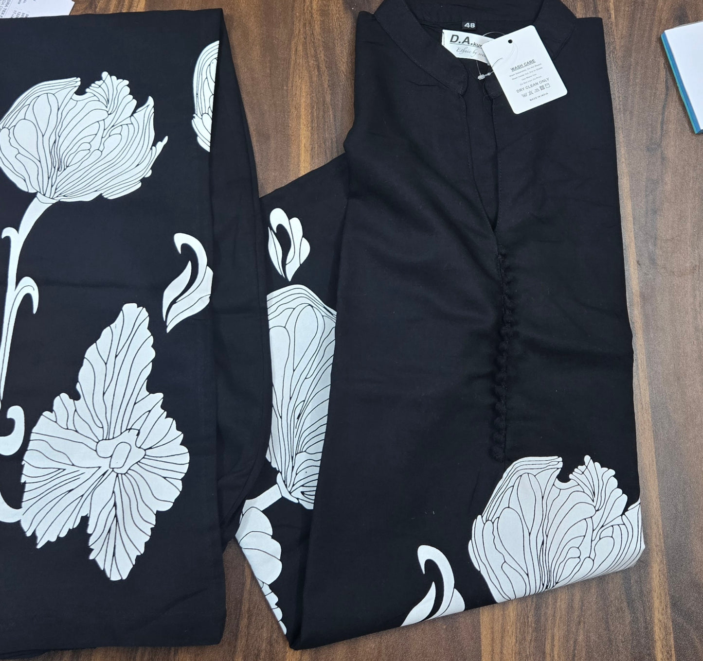 A19 bloom black co-ord set