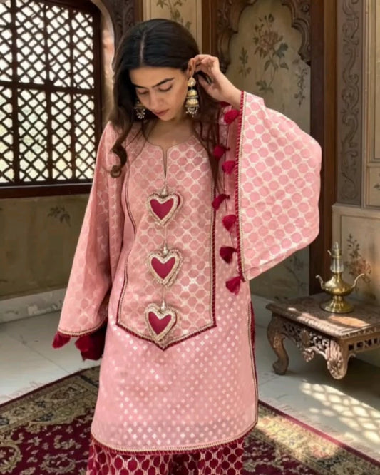 rush gold  farshi shalwar set