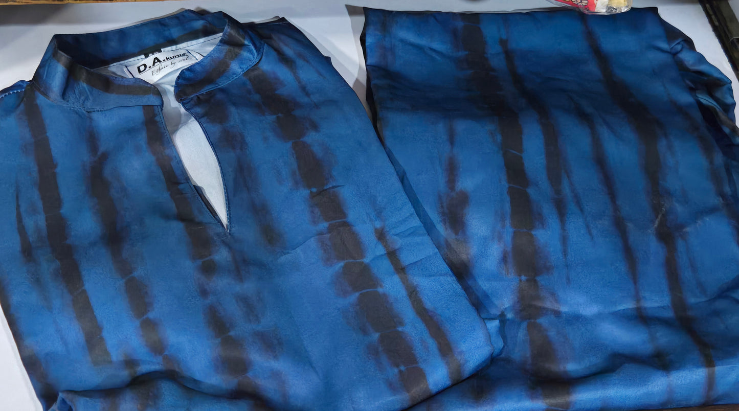 SHIBORI dark blue SET