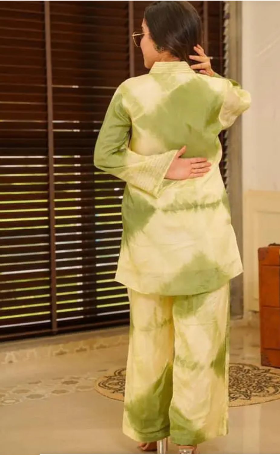 (BADAL) GREEN CO-ORD SET