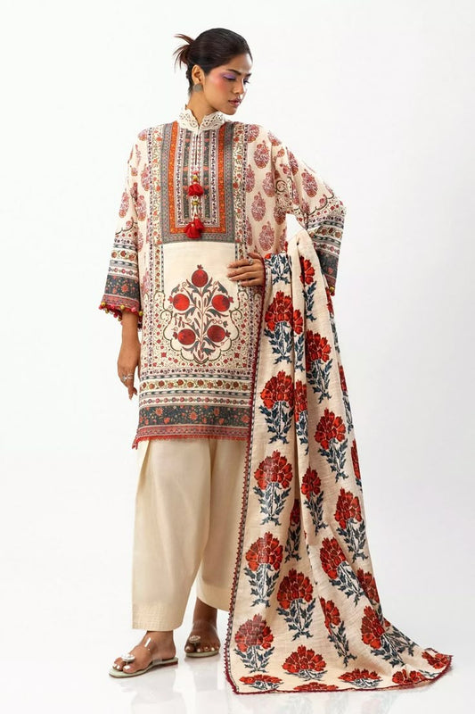 mugal buti print 3pcs set