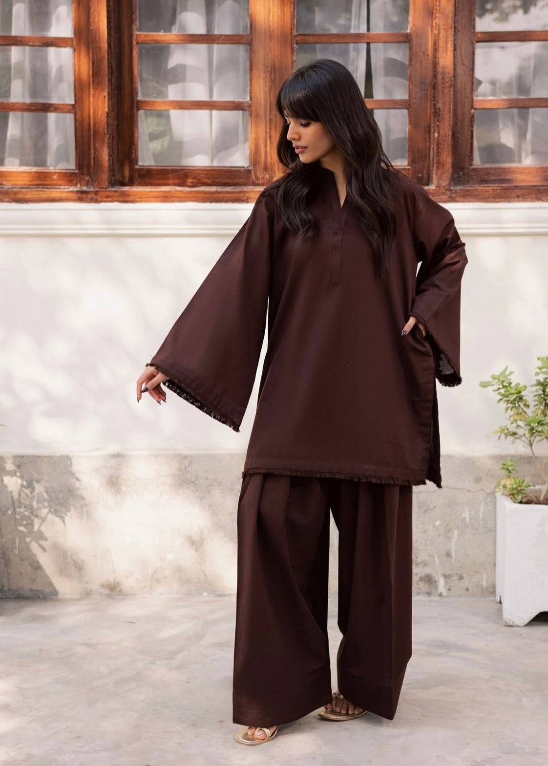 Coco pure cotton farsi top n bottom set