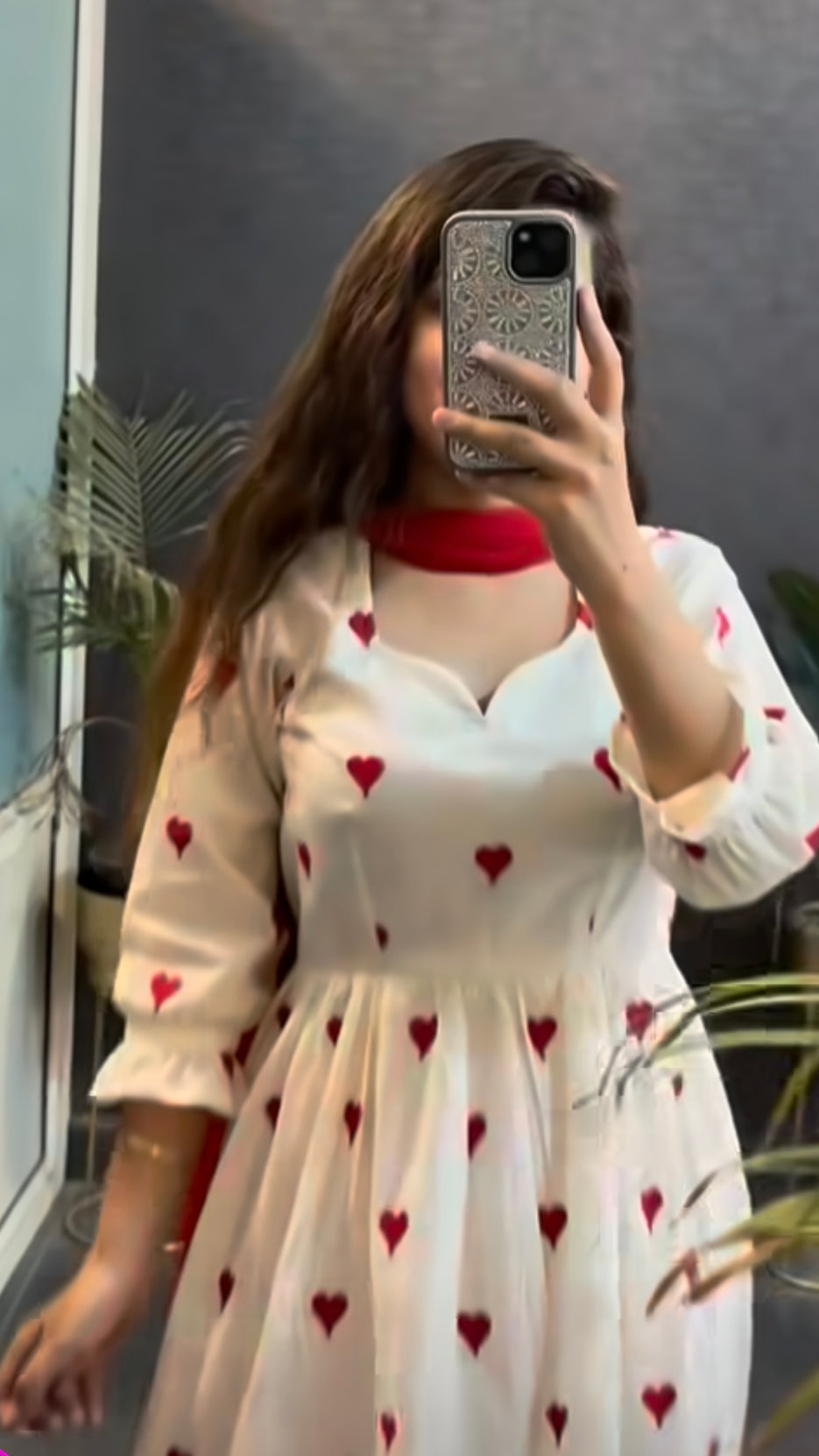 (Big Heart) kurti set