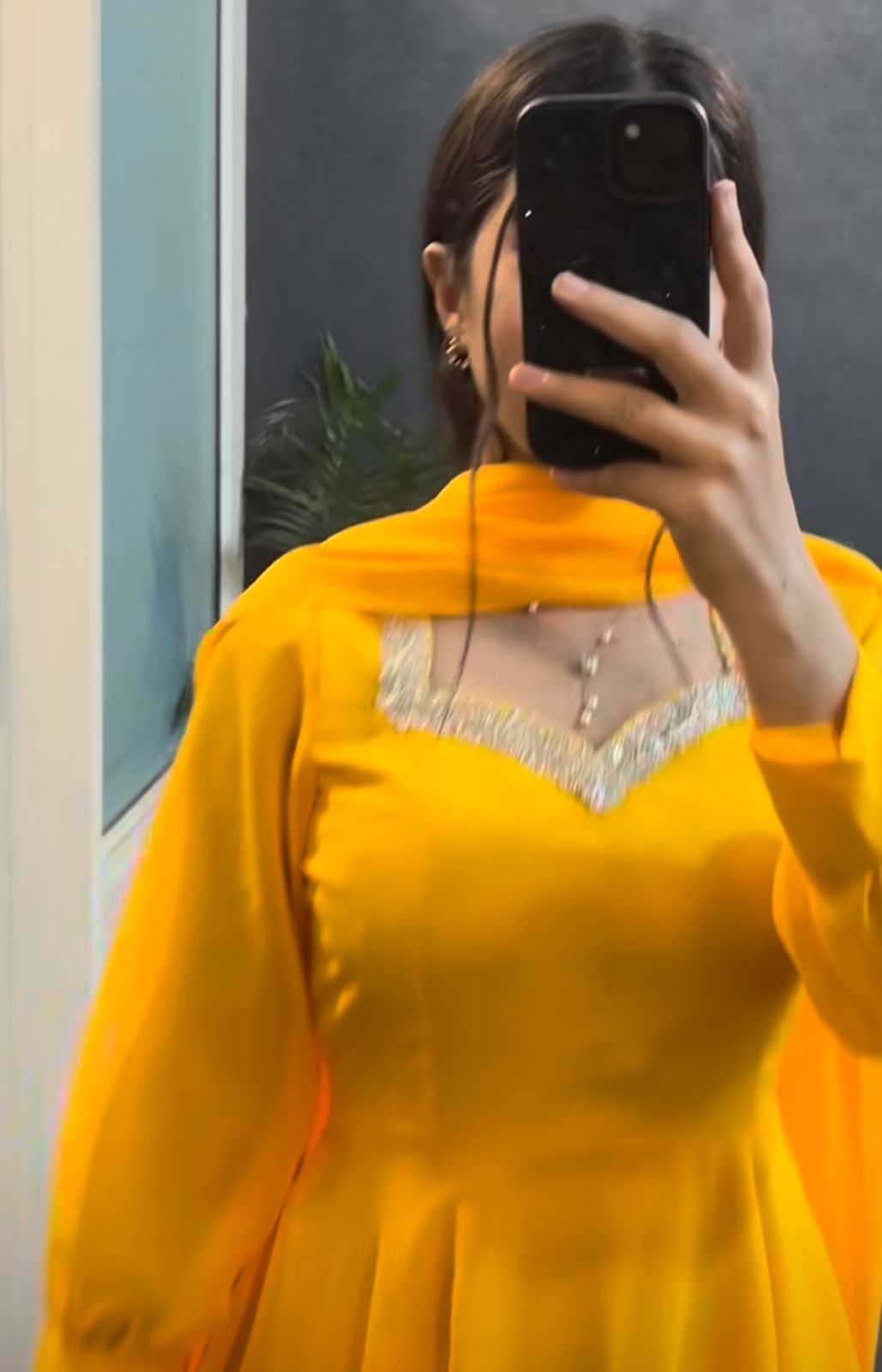 (B)Haldi top n duppta set