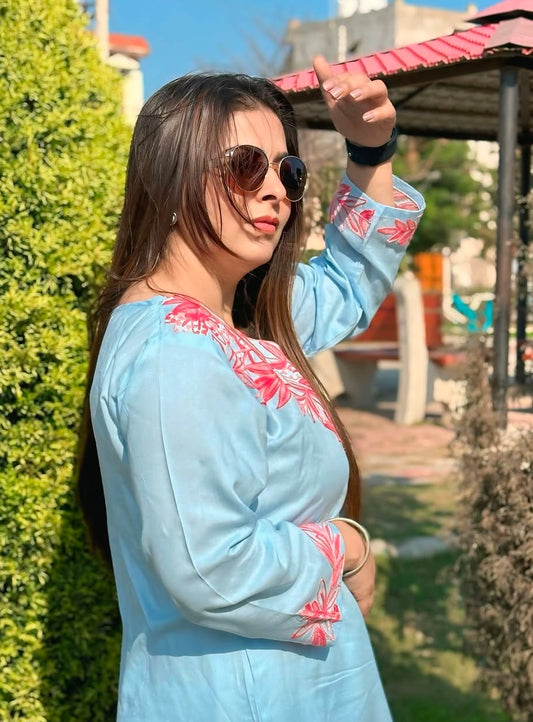 b (clouds) AIRE CO-ORD SET blue arie psi