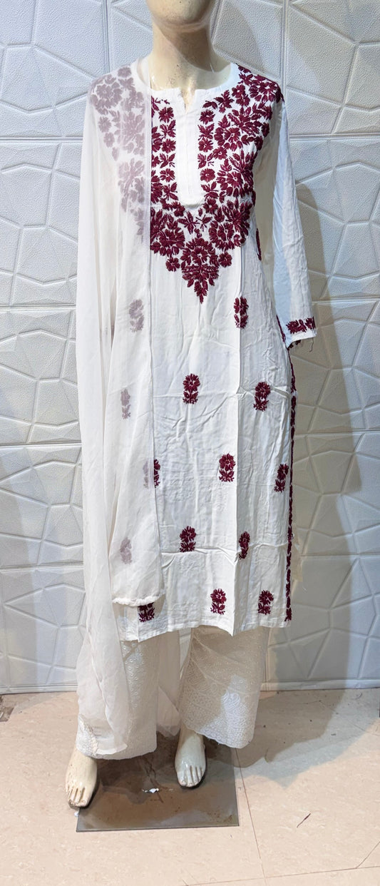 chikankari KURTI set 2