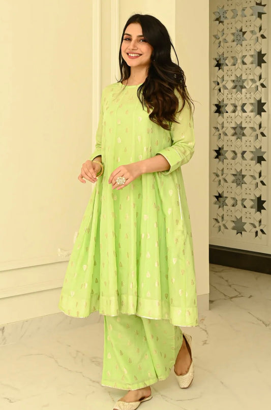 (GEET) COTTON SET GREEN