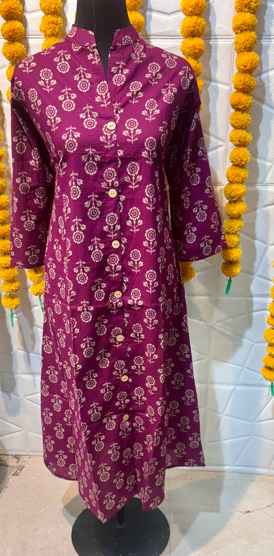 (KINARA)A LINE KURTI