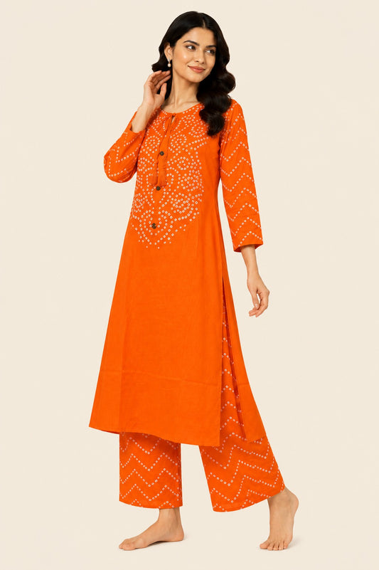 (B2 pure) new orange cotton  3pcs set yee