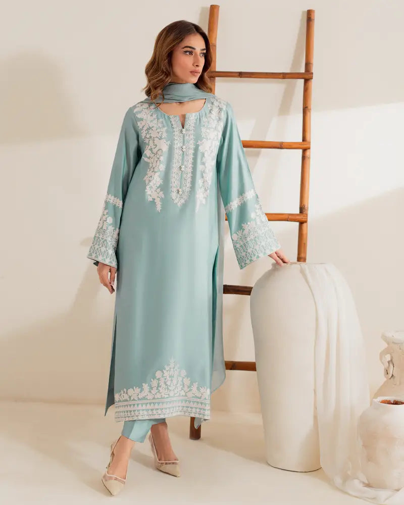 Aqua blue 3pcs set