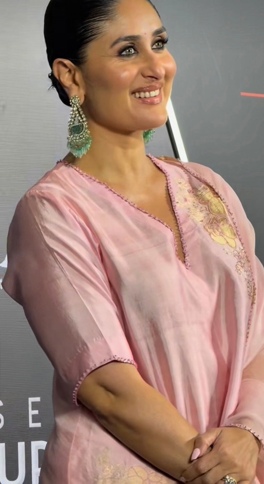 (2a) pink pop kareena anr 3pcs set