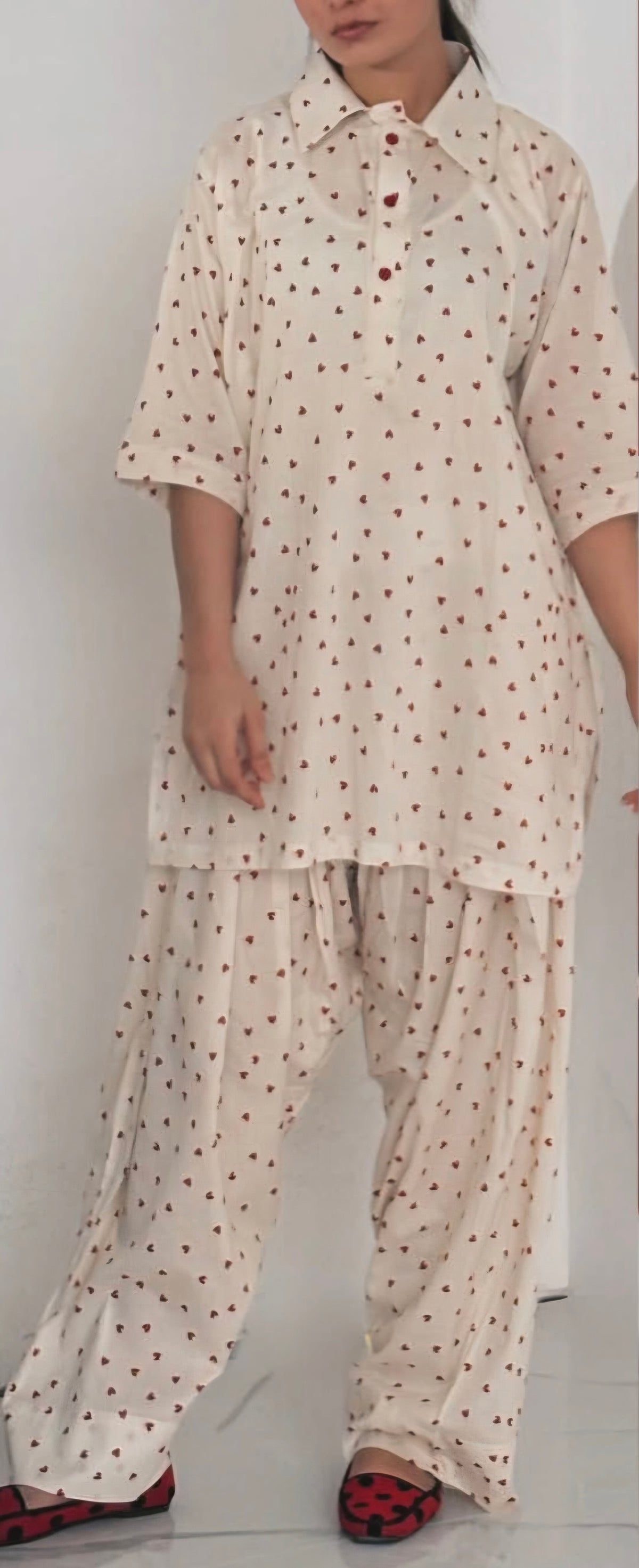 Dil se cotton farsi top n bottom set
