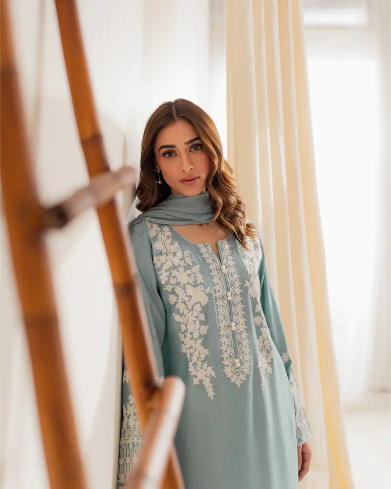 Aqua blue 3pcs set