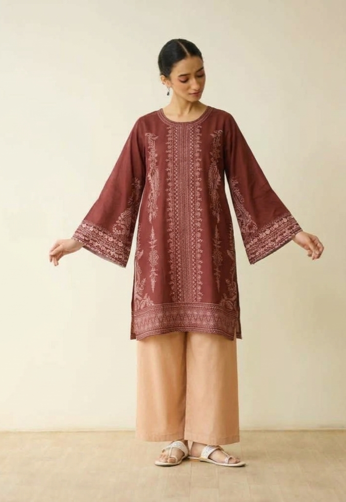 22 Bumble bell sleeve and plazo set