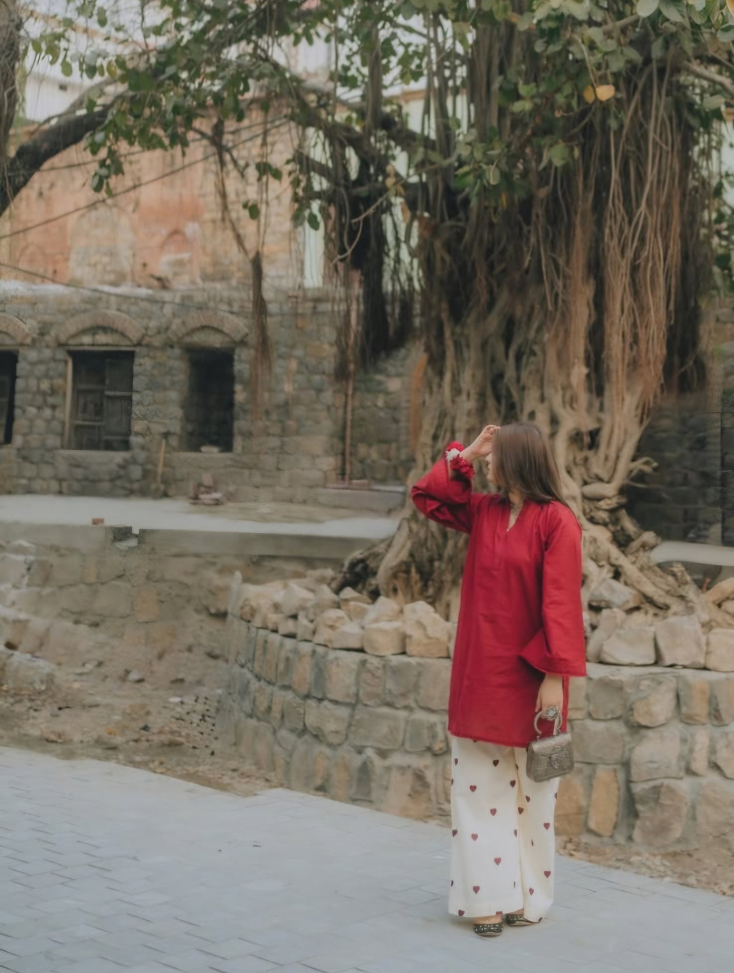 Masoom co-ord set heart