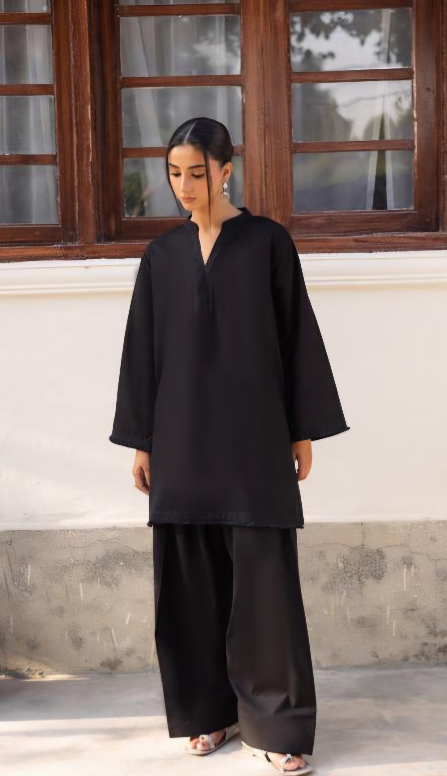 Chand tara BLACK  co-ord set
