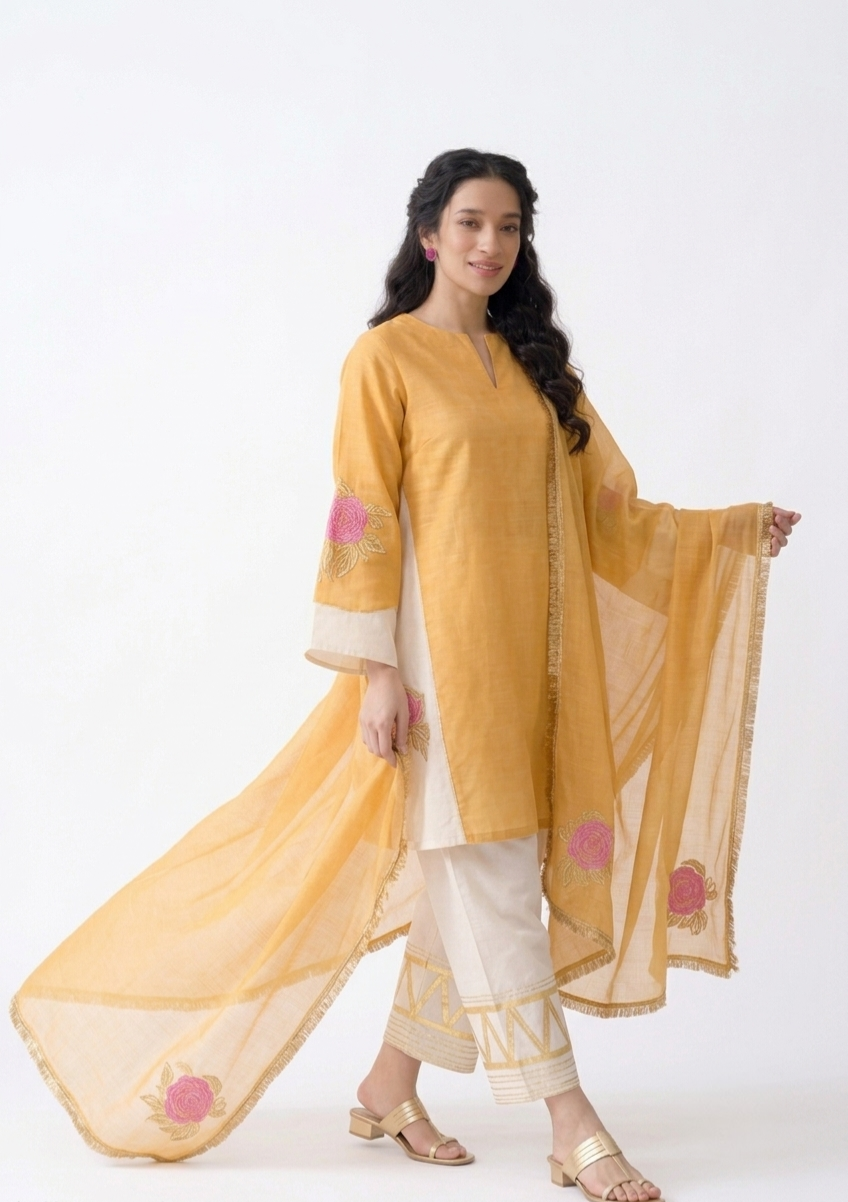 2a yellow sky shaded 3pcs set