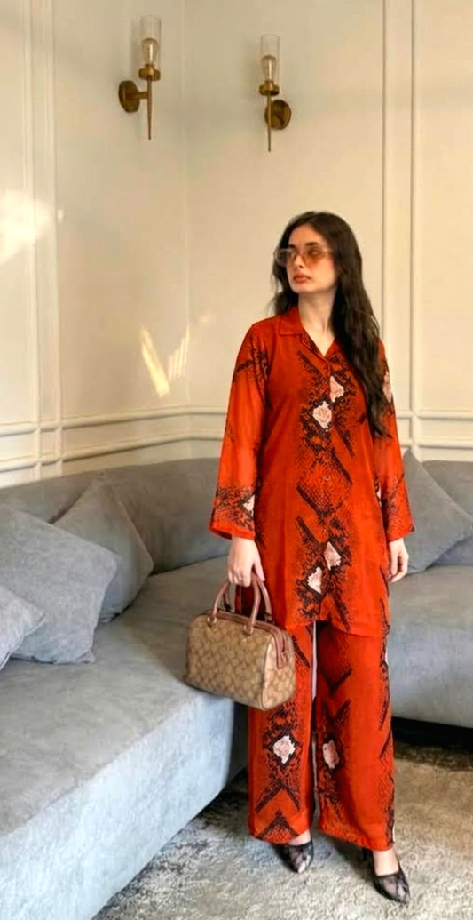 GG red python co-ord set