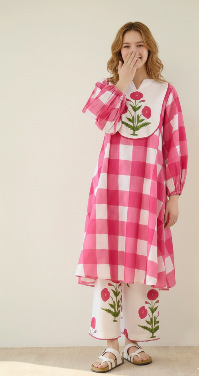 az Ninaa cotton top n bottom set