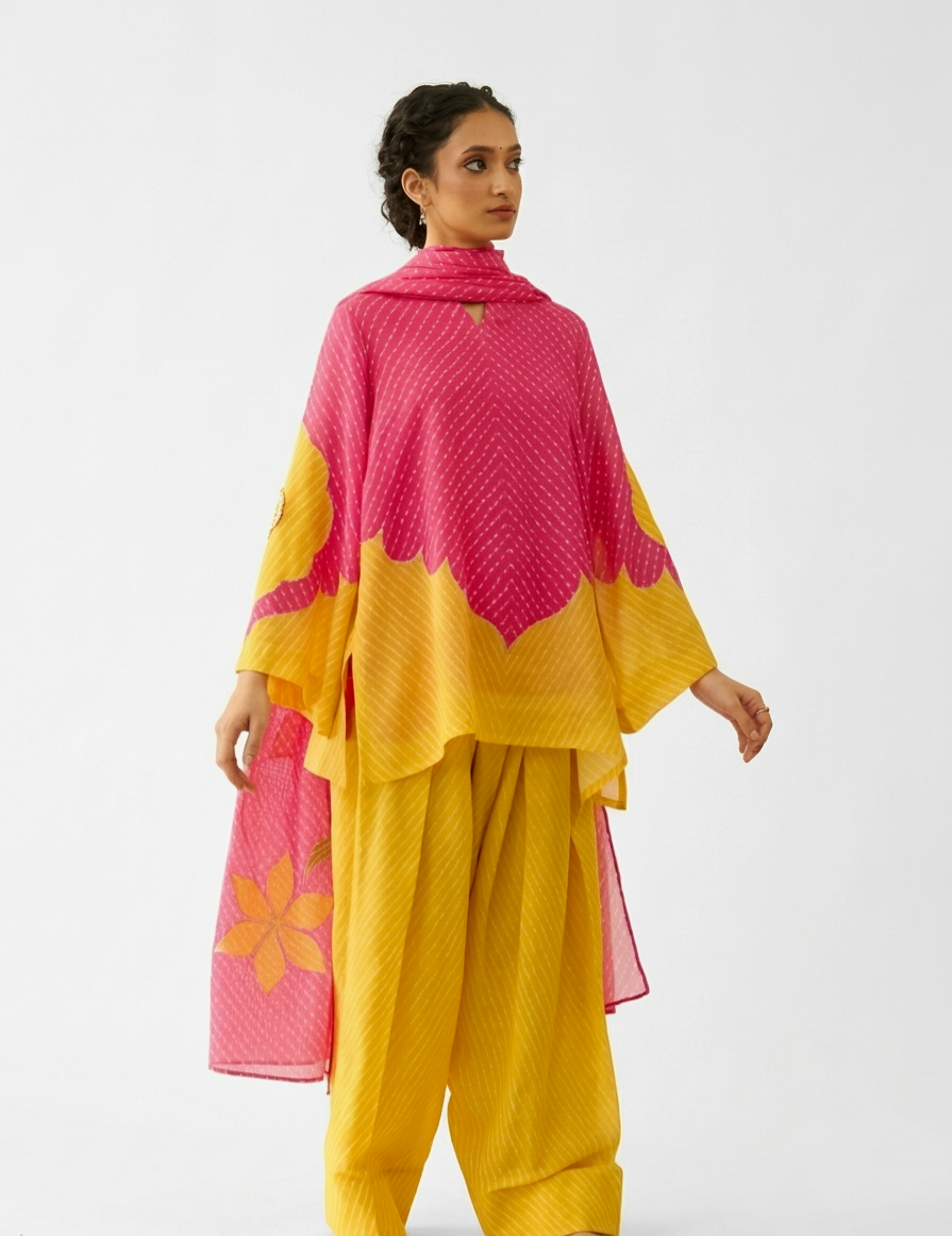 1A lehriya Bandini 3pcs set
