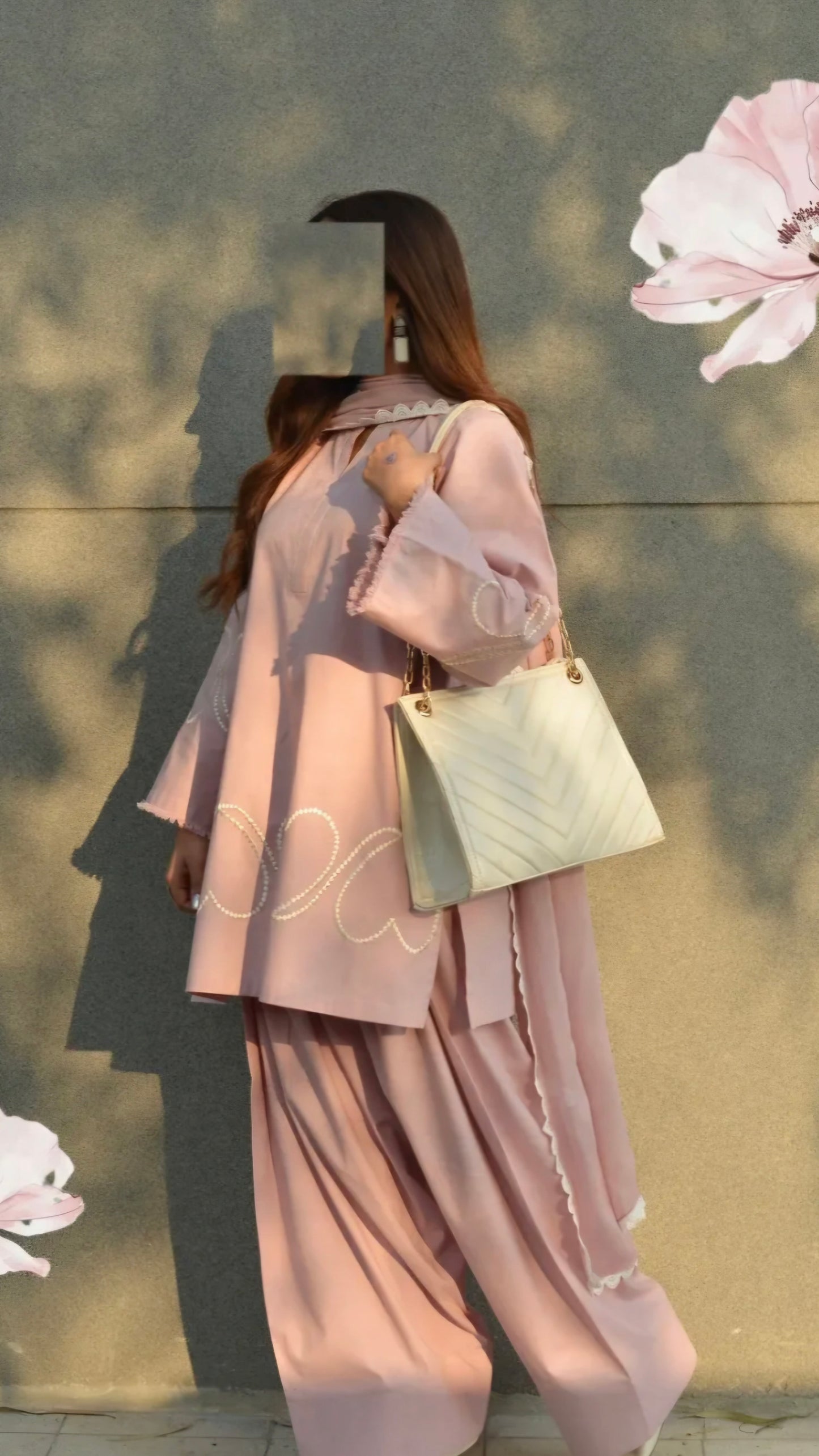 Ishara 3pcs set pink ad2 yee