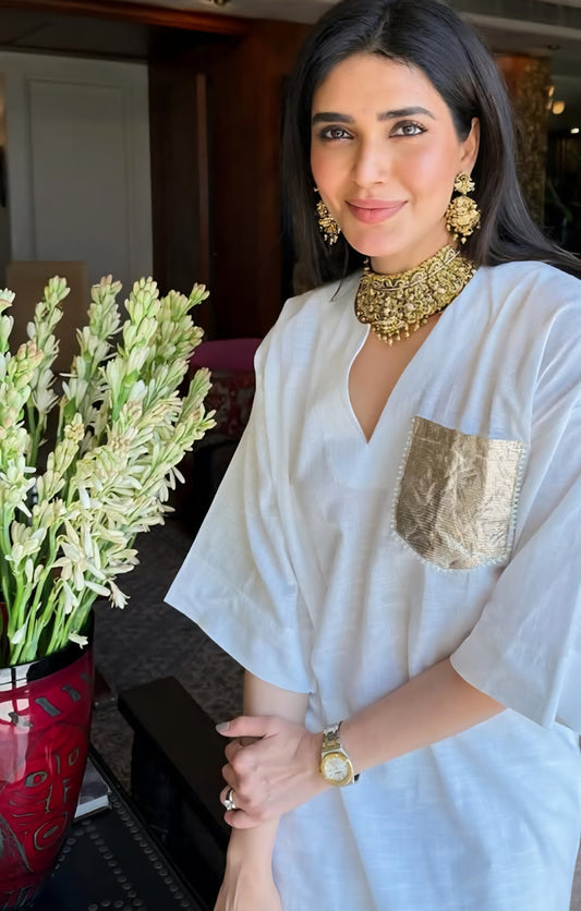 Miu miu white karishma tanna anr