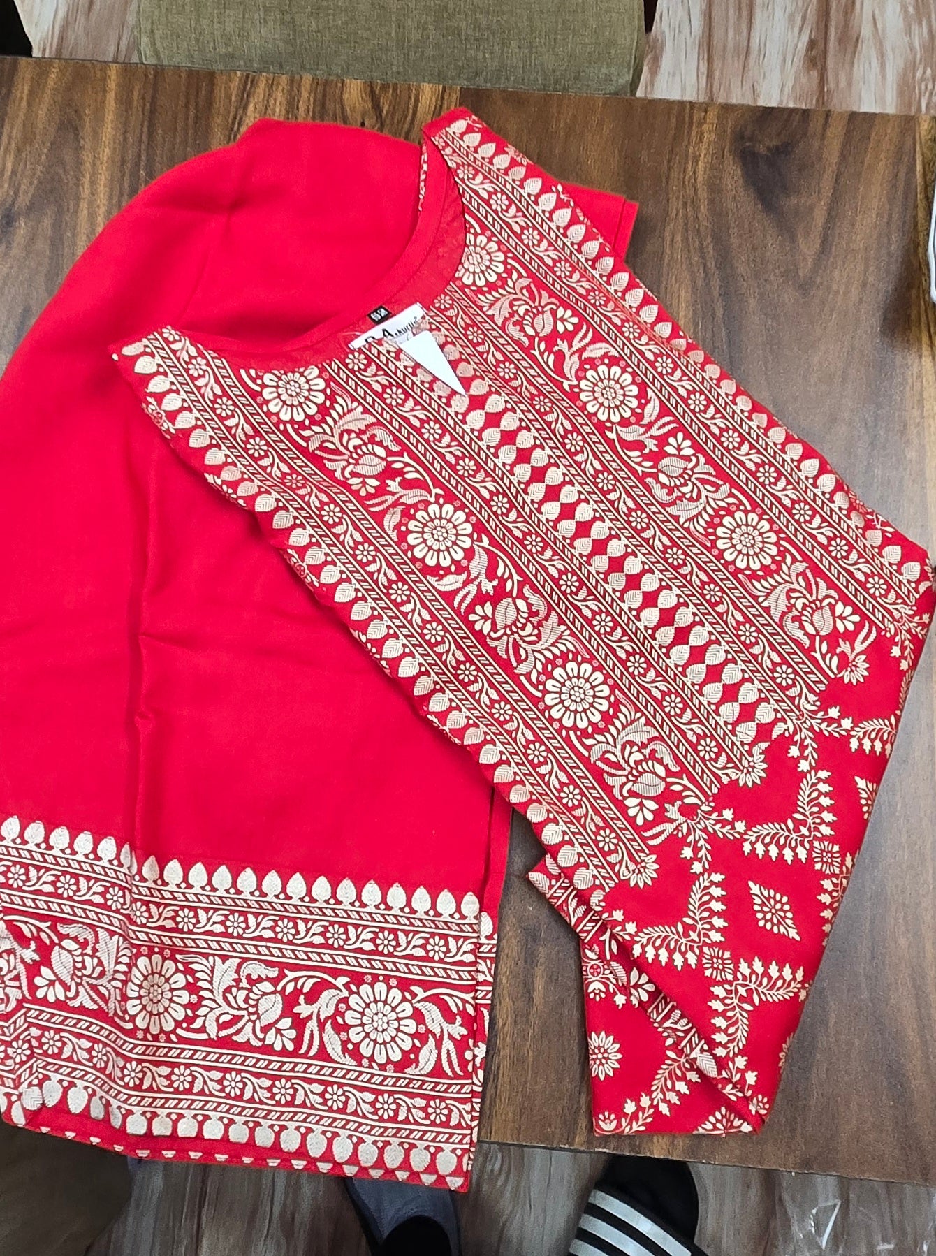 Oman red co ord set