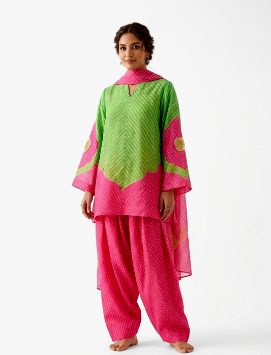 (1B) lehriya Bandini 3pcs set