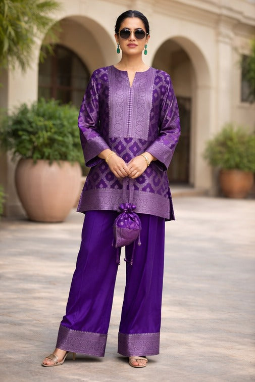 Sabera purple co ord set yee