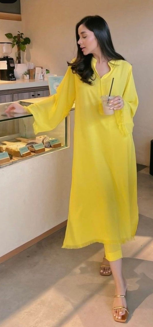 Again Pastel kurti n plazzo set
