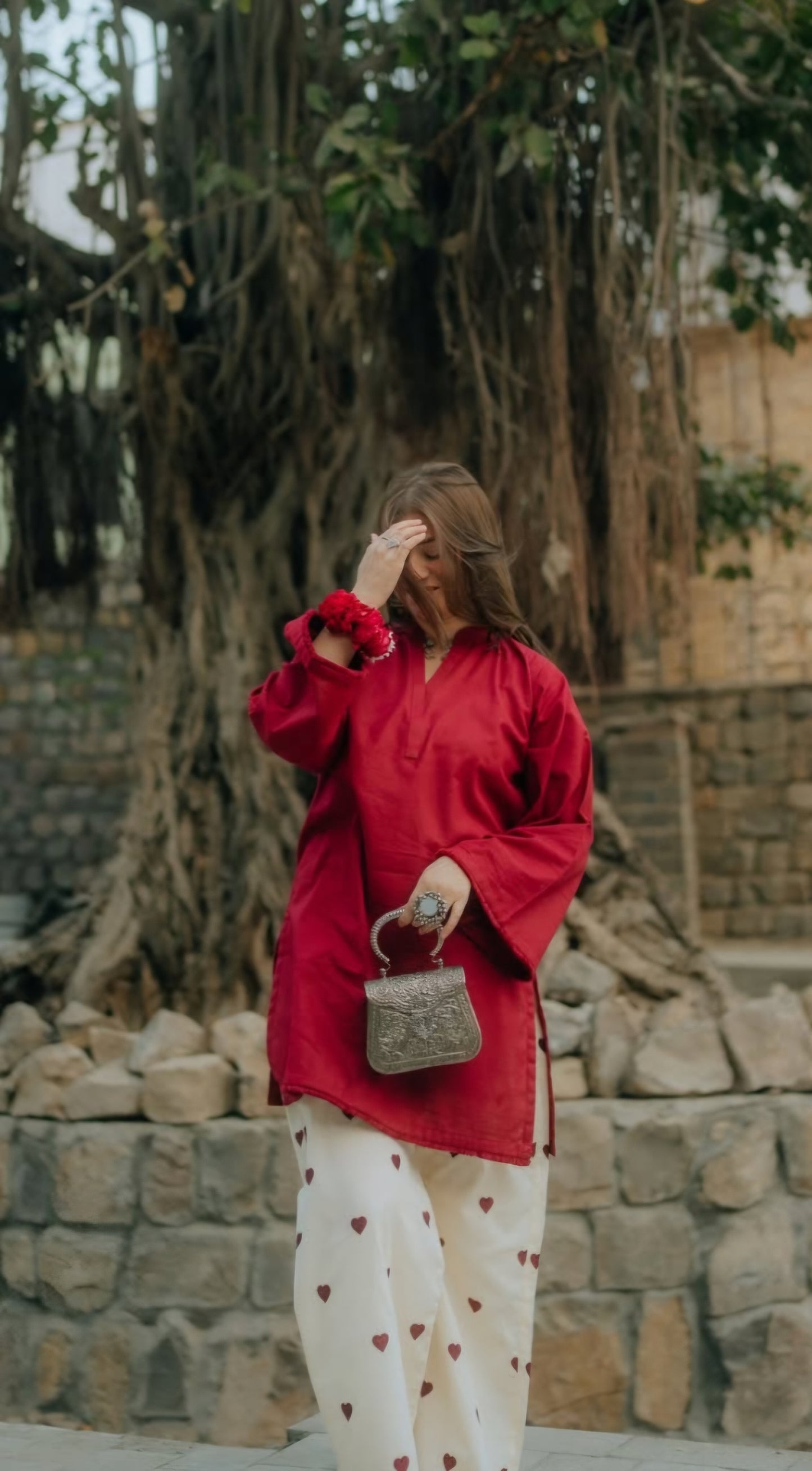 Masoom co-ord set heart