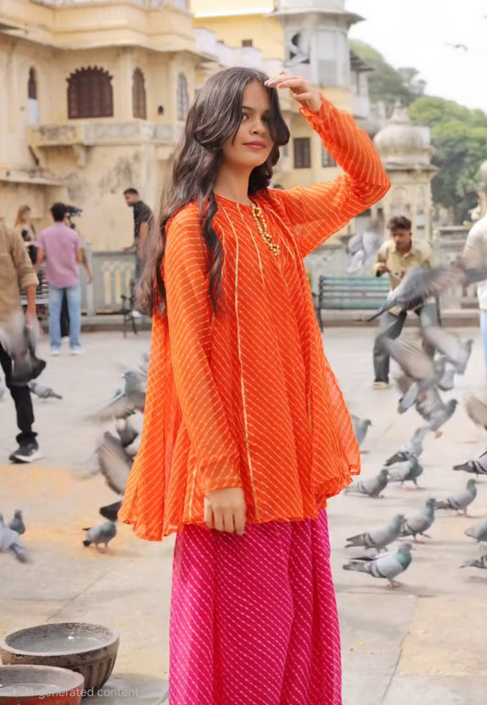 (1F) Jaipur hues faarshi shalwar set