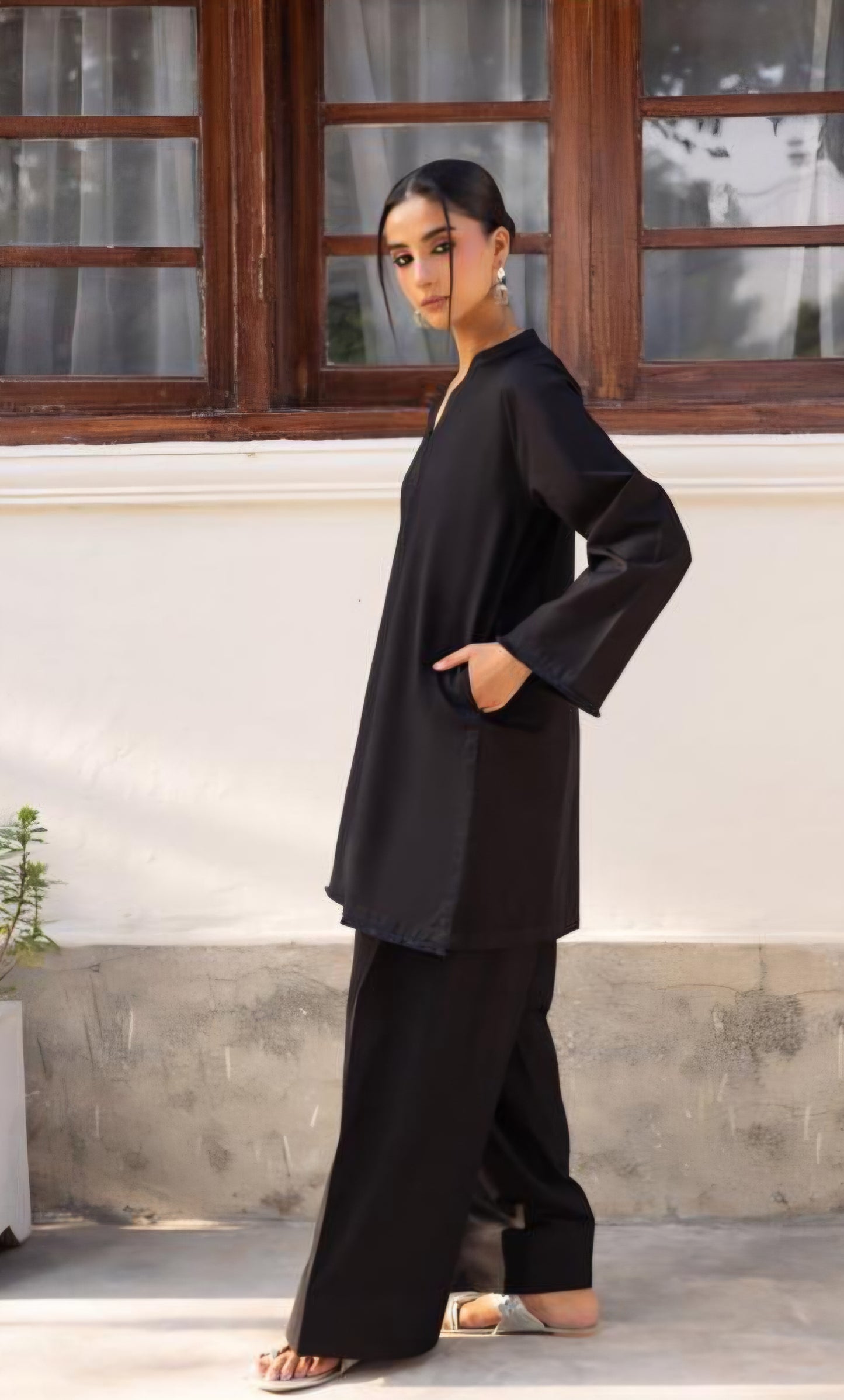 Chand tara BLACK  co-ord set