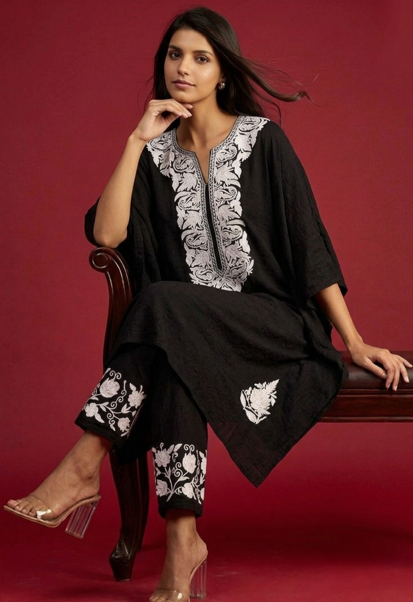 Black treee KAFTAN SET