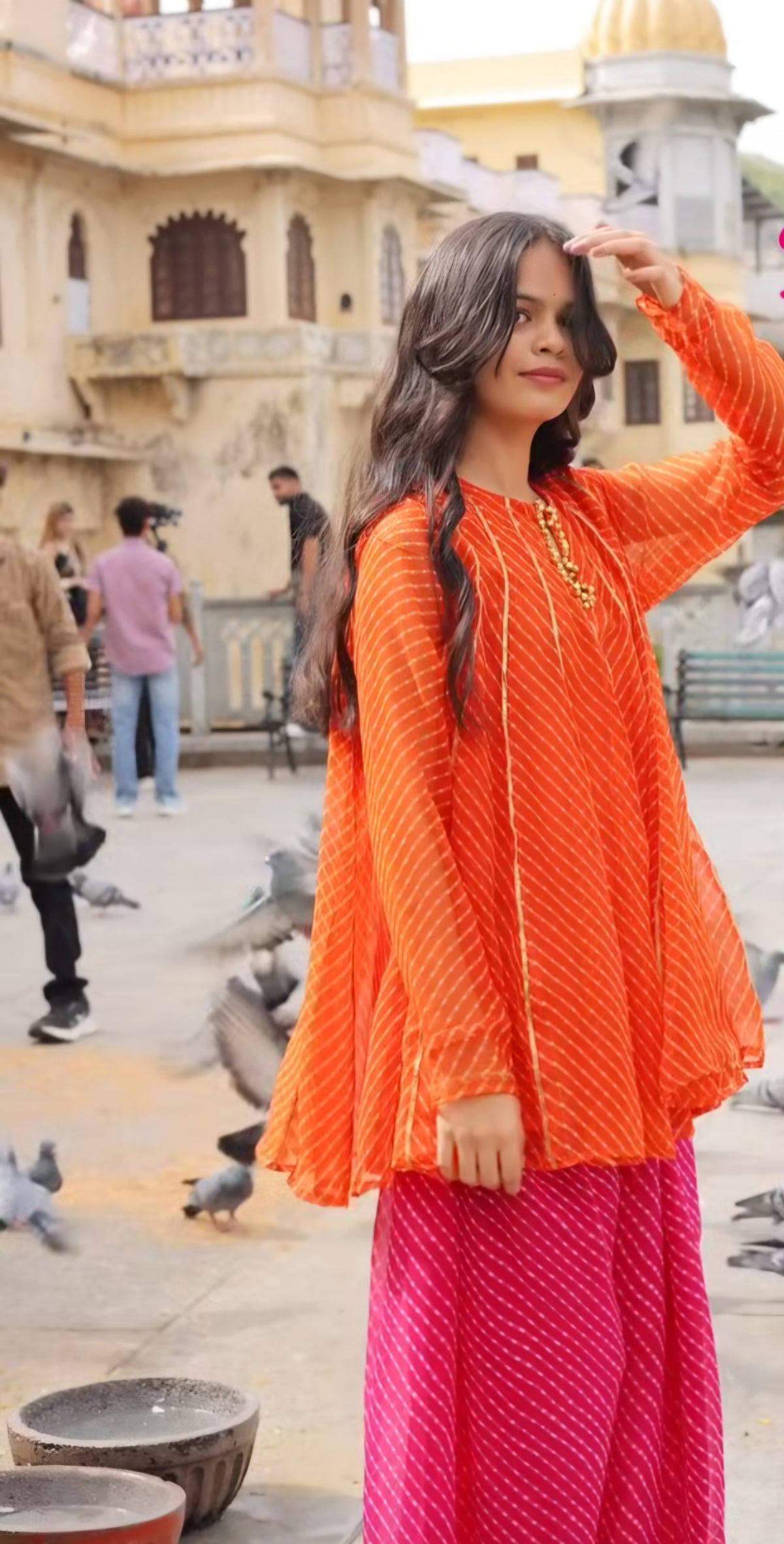 (1F) Jaipur hues faarshi shalwar set
